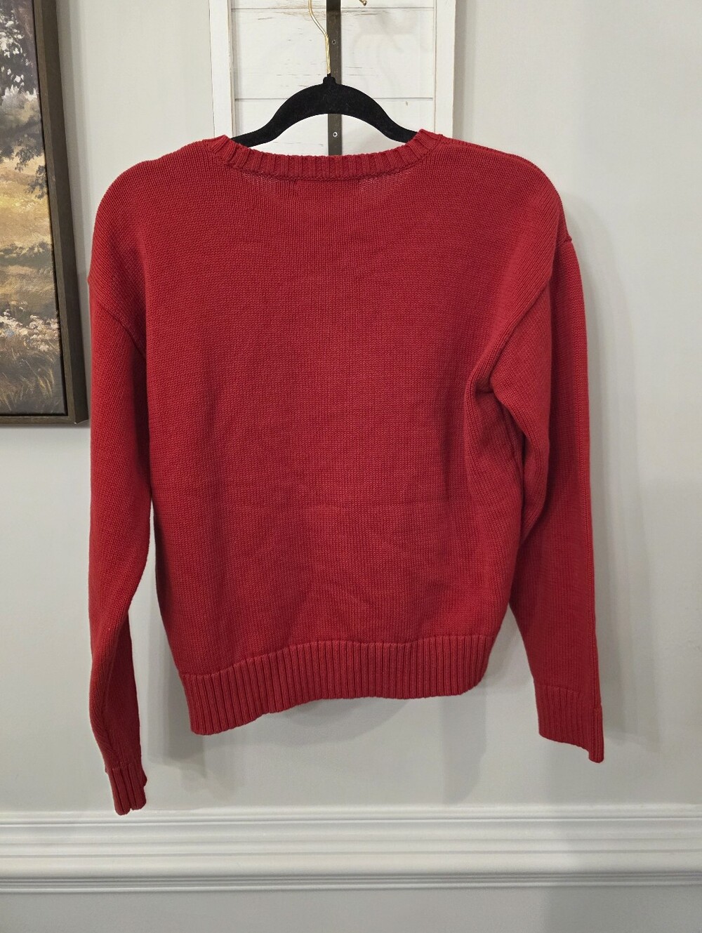 Authentic Lauren Ralph Lauren Crewneck Logo Pull On Sweater Size Large - Picture 9 of 13